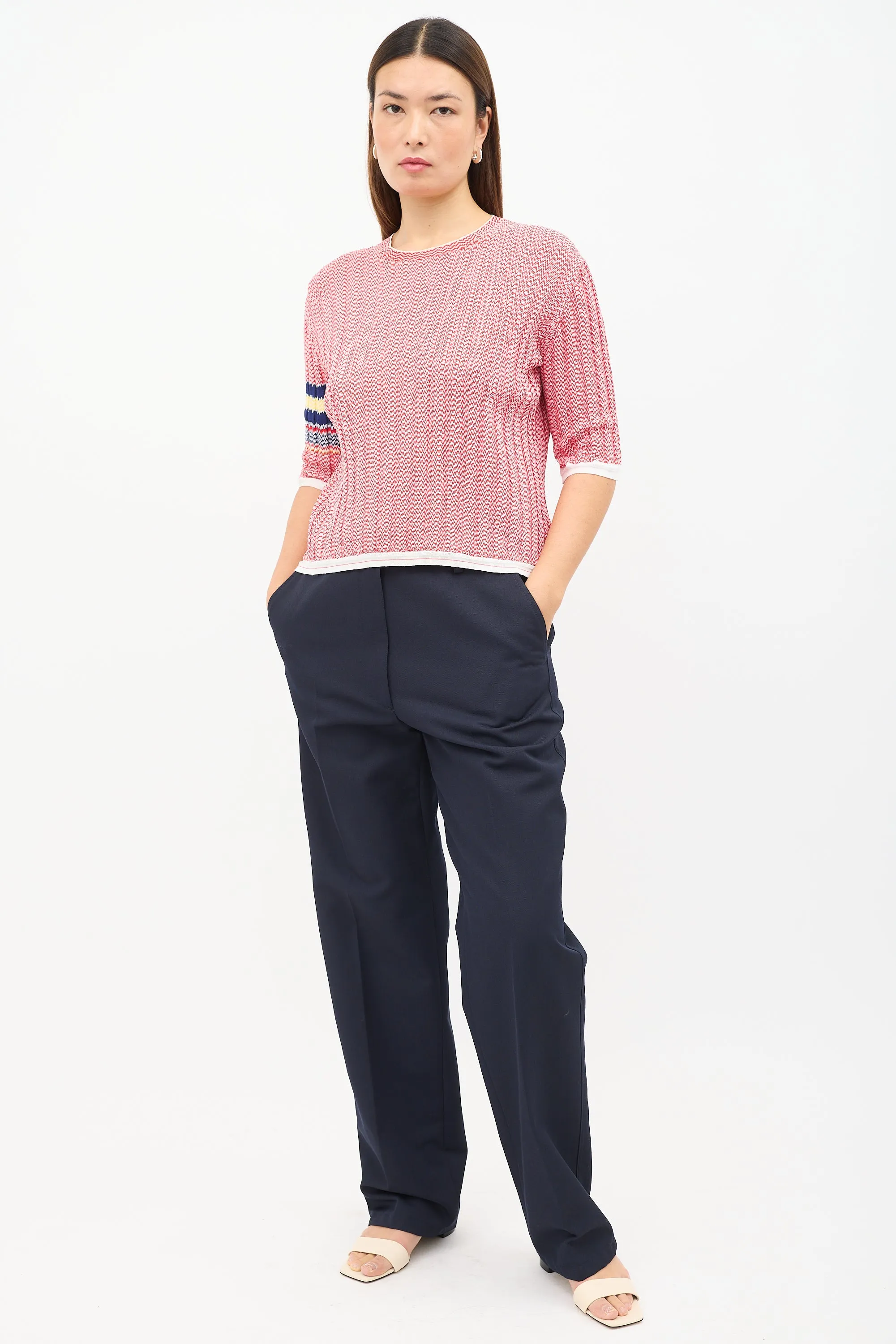 2015 Chevron Knit Top