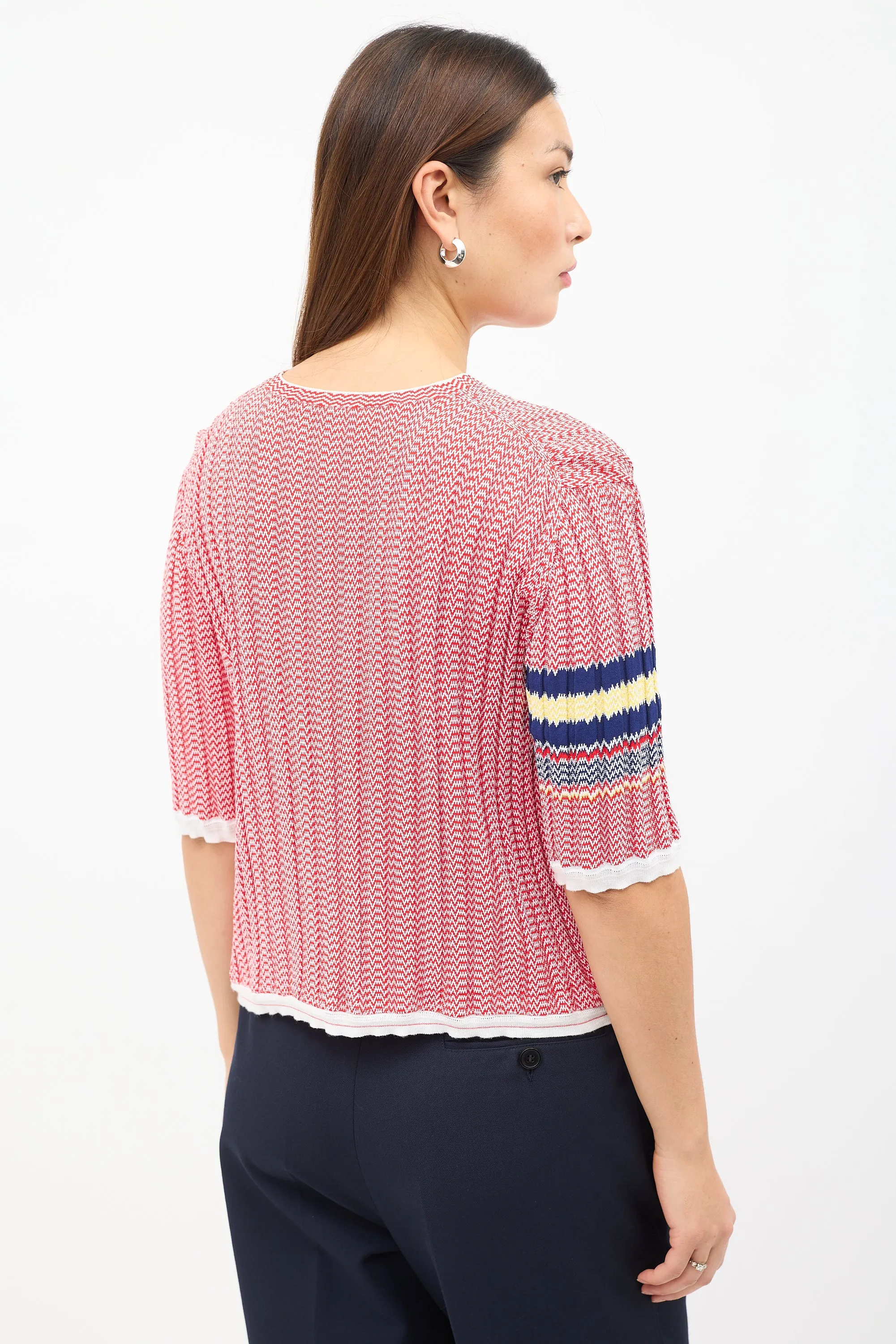 2015 Chevron Knit Top