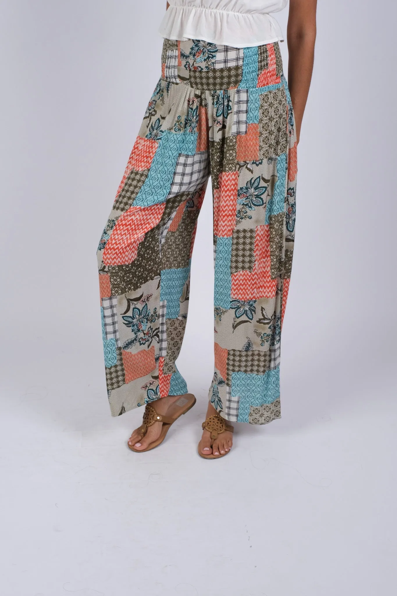 225024 Bohemian Blockprint Bliss Pants