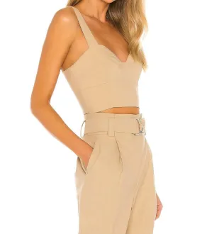 A.L.C. - CROPPED BUSTIER TOP