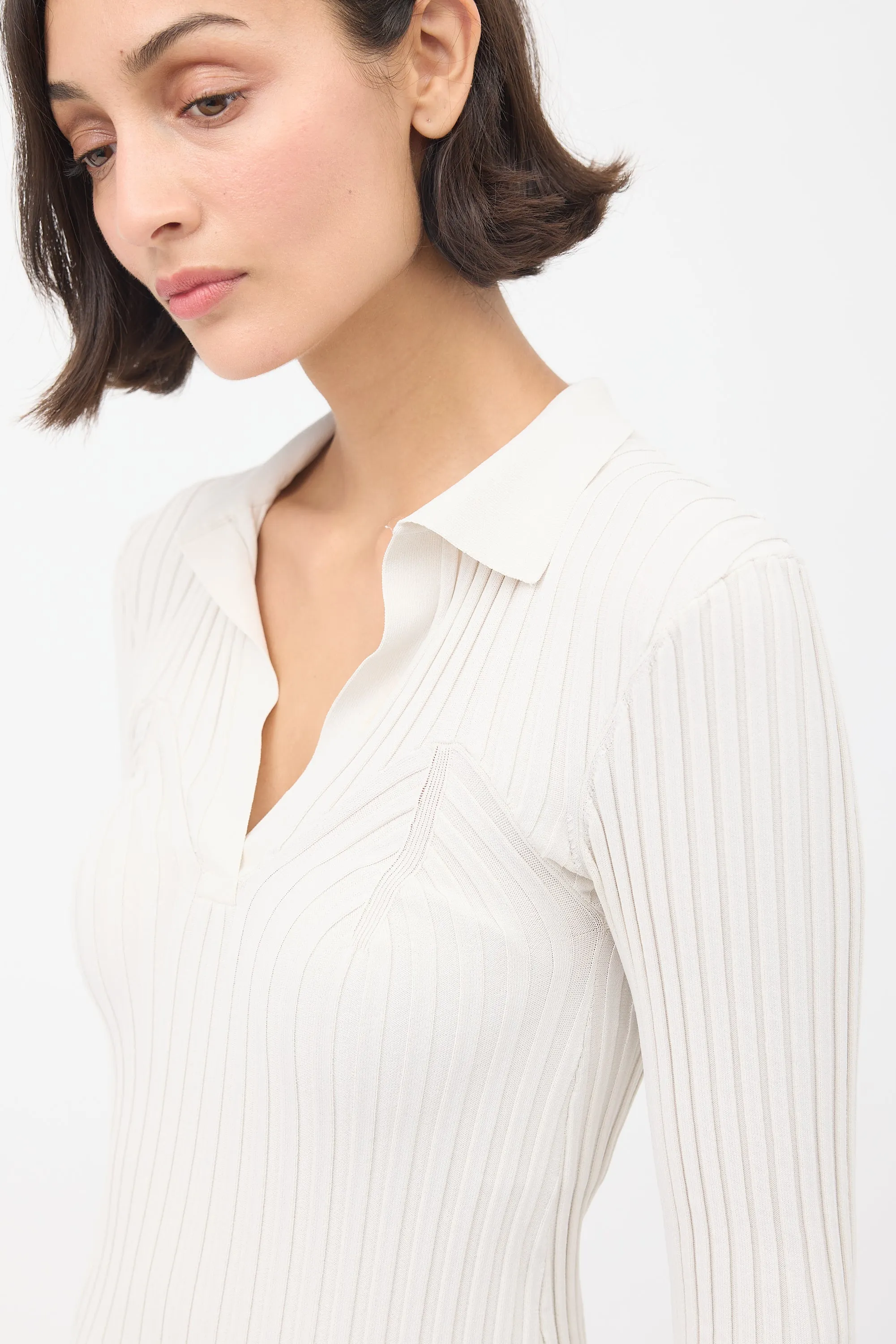 Arradon Ribbed Knit Top