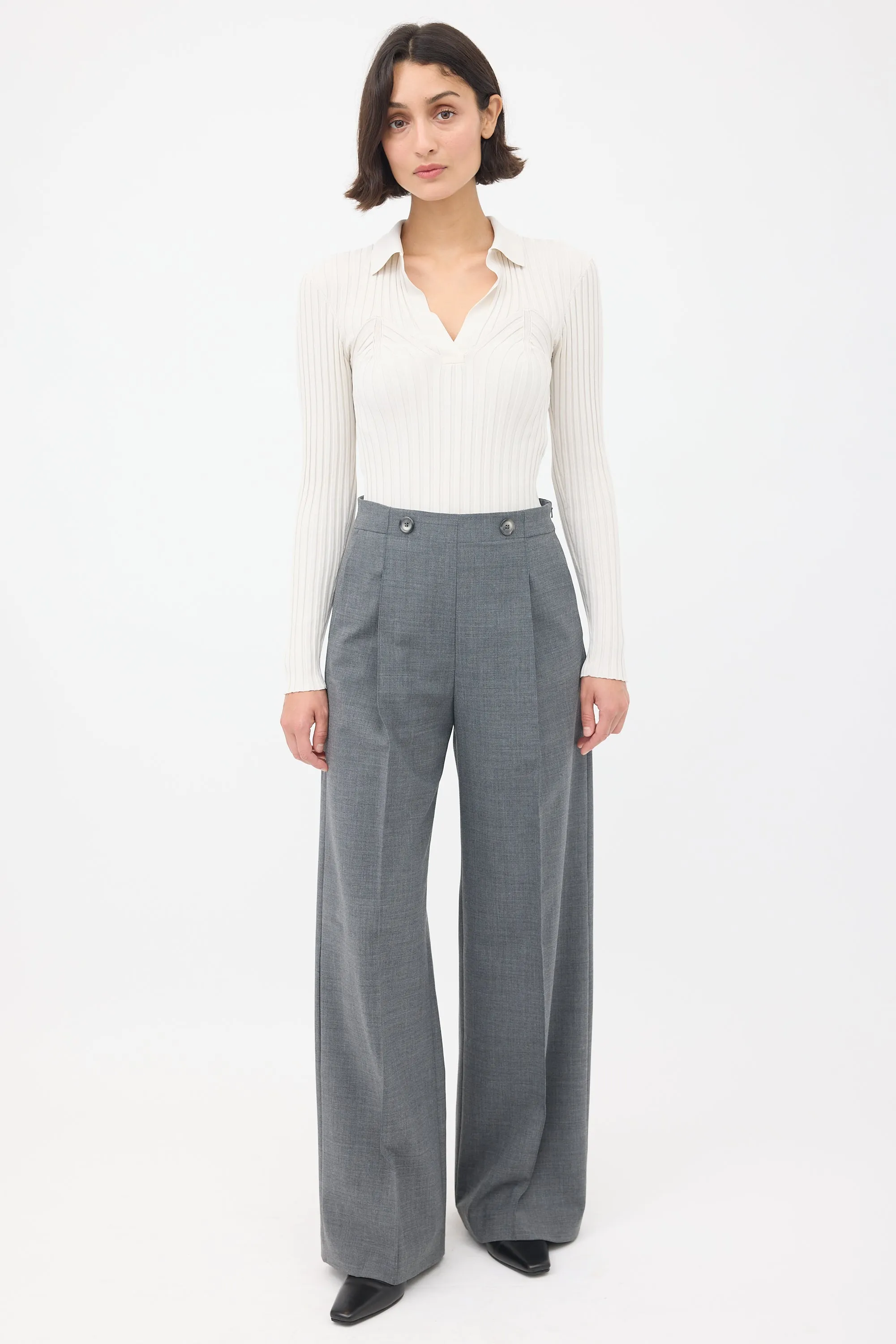 Arradon Ribbed Knit Top
