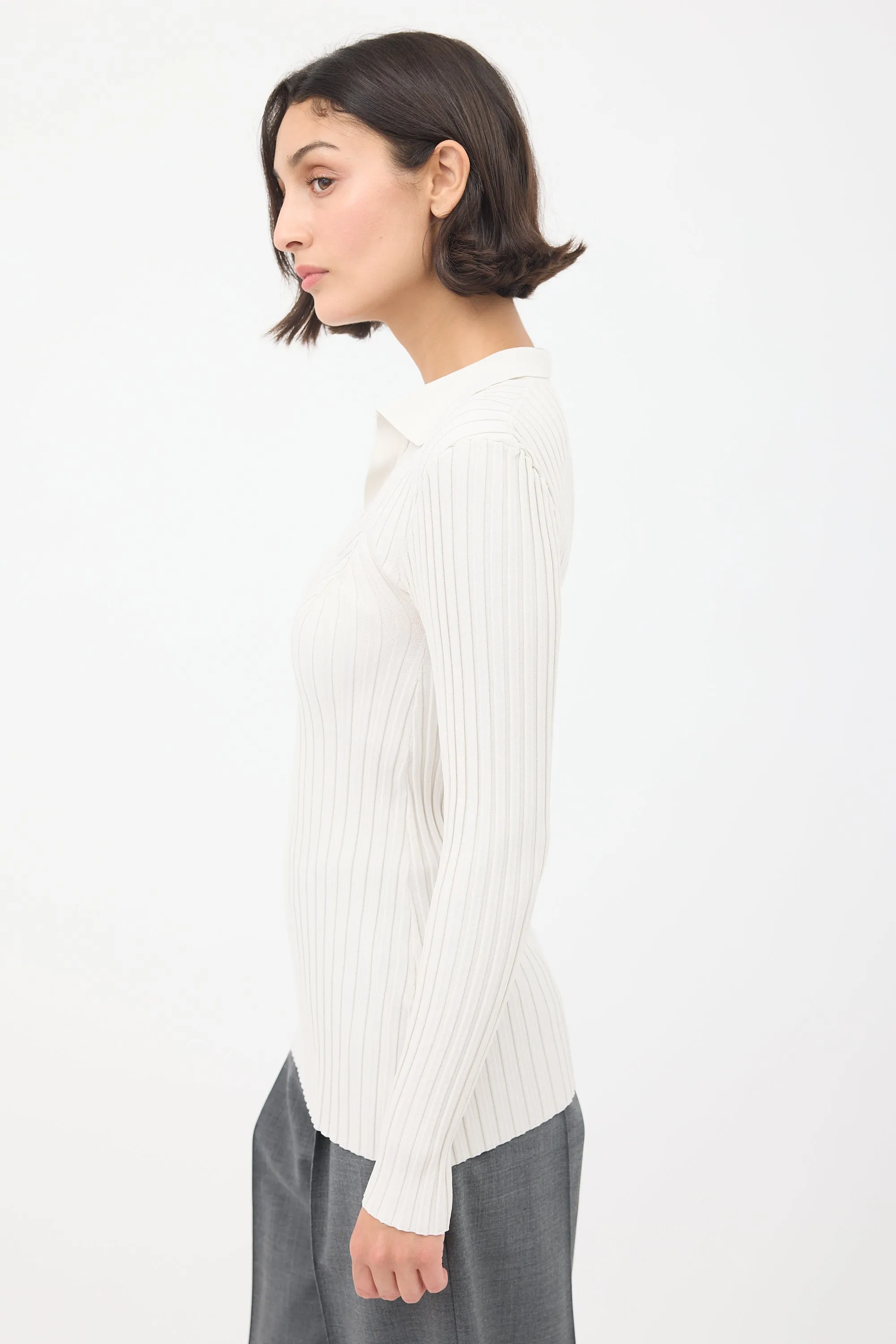 Arradon Ribbed Knit Top