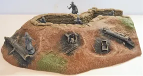 Atherton Scenics Painted WWII WWI Left Side Closed Trench