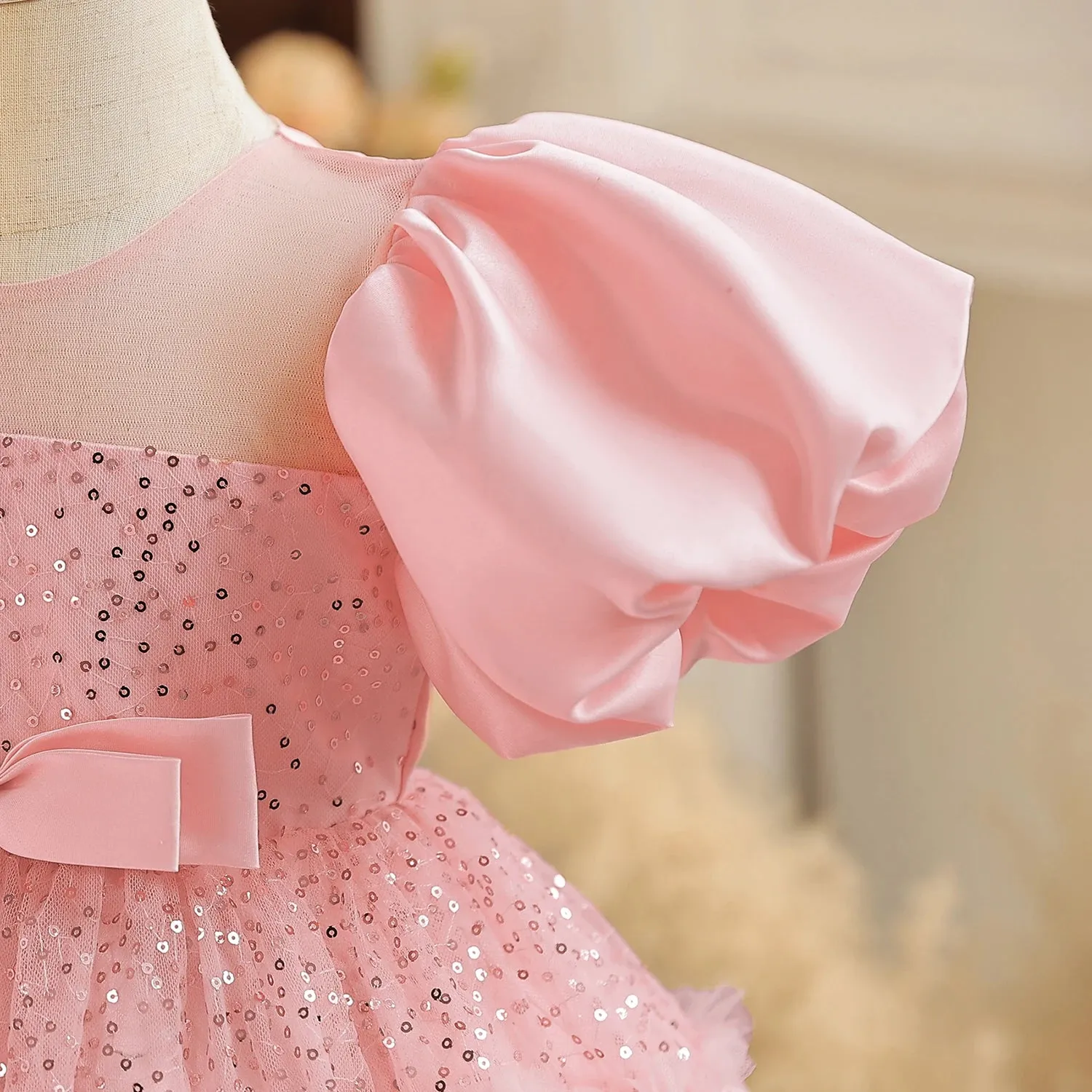 Baby Dresses For Girls Kids Wedding Bridesmaid Dresses Toddler Tulle Birthday Princess Party Dress Infant Outfits