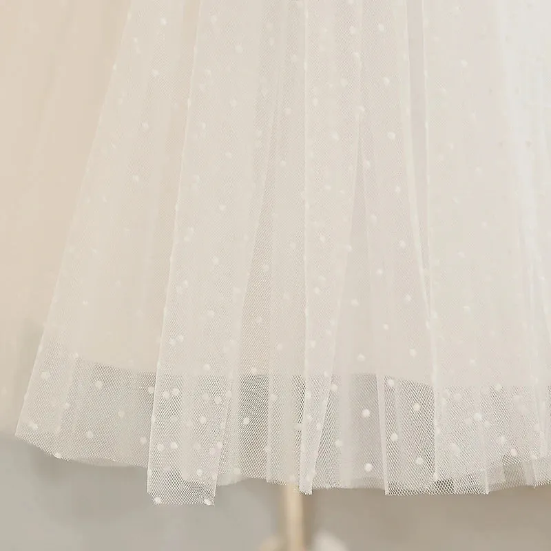 Baby Dresses For Girls Kids Wedding Bridesmaid Dresses Toddler Tulle Birthday Princess Party Dress Infant Outfits