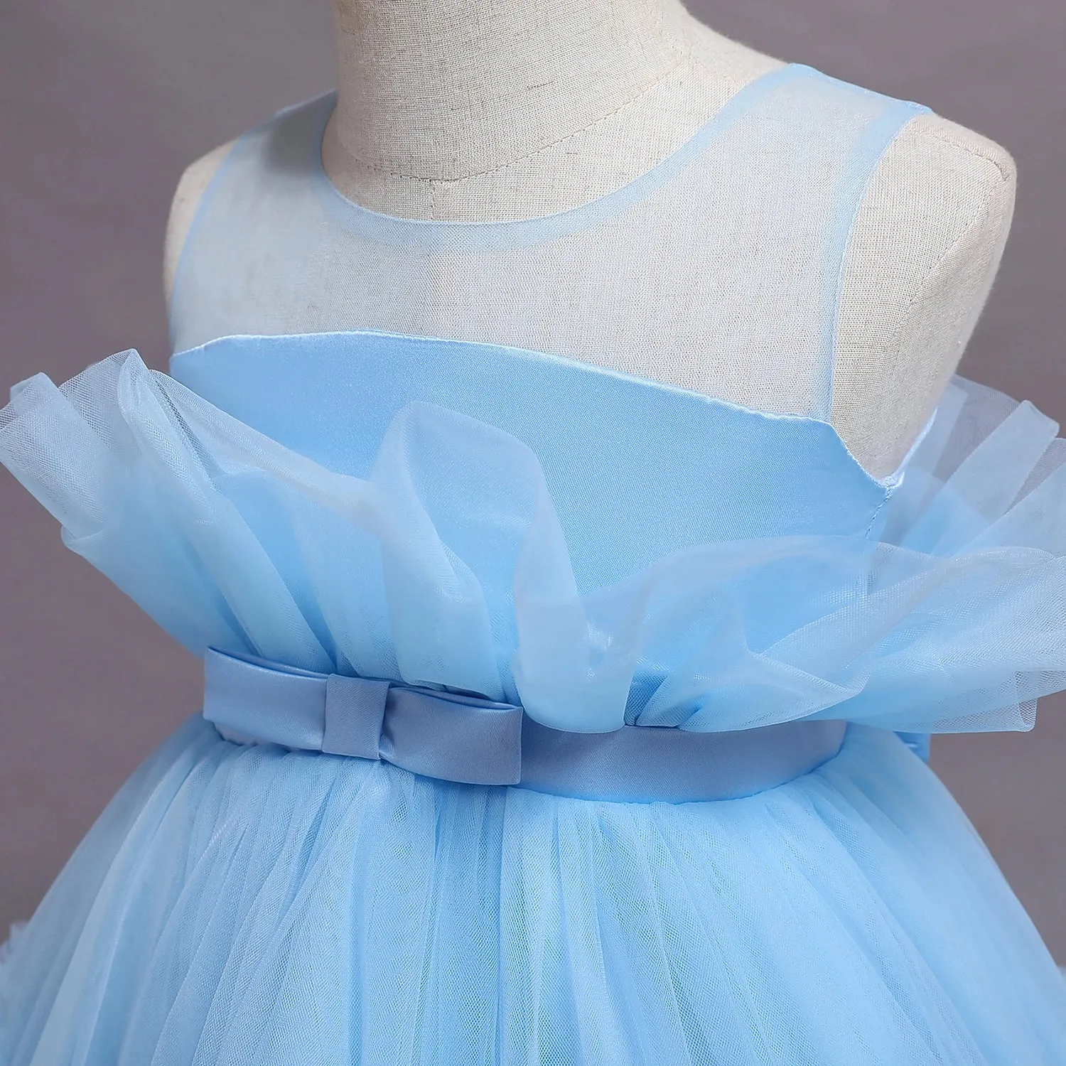 Baby Dresses For Girls Kids Wedding Bridesmaid Dresses Toddler Tulle Birthday Princess Party Dress Infant Outfits
