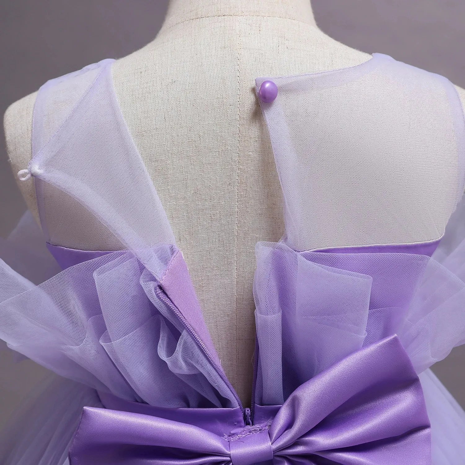 Baby Dresses For Girls Kids Wedding Bridesmaid Dresses Toddler Tulle Birthday Princess Party Dress Infant Outfits
