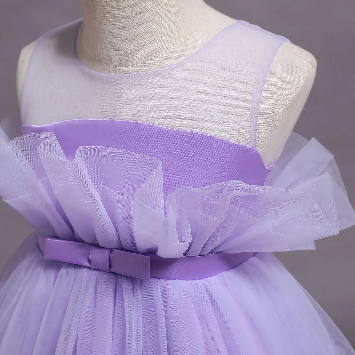 Baby Dresses For Girls Kids Wedding Bridesmaid Dresses Toddler Tulle Birthday Princess Party Dress Infant Outfits