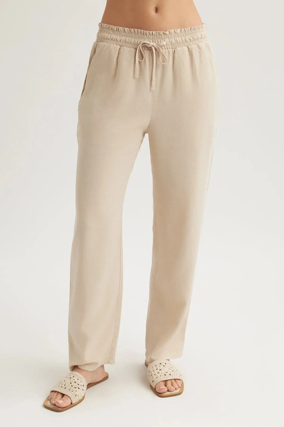 Bella Dahl Smocked Waist Pants