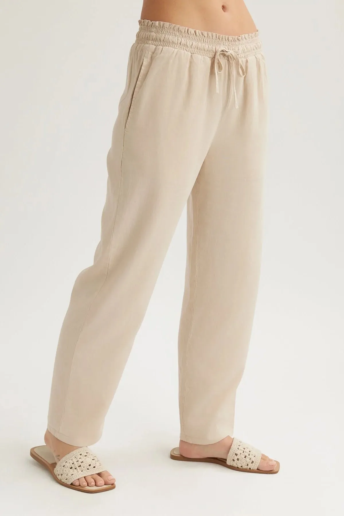Bella Dahl Smocked Waist Pants
