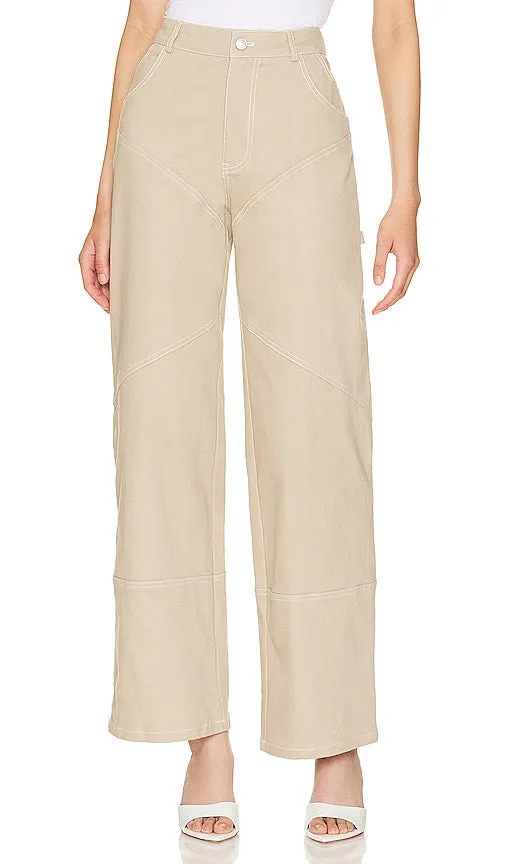 BY.DYLN x REVOLVE Cyrus Jeans in Taupe
