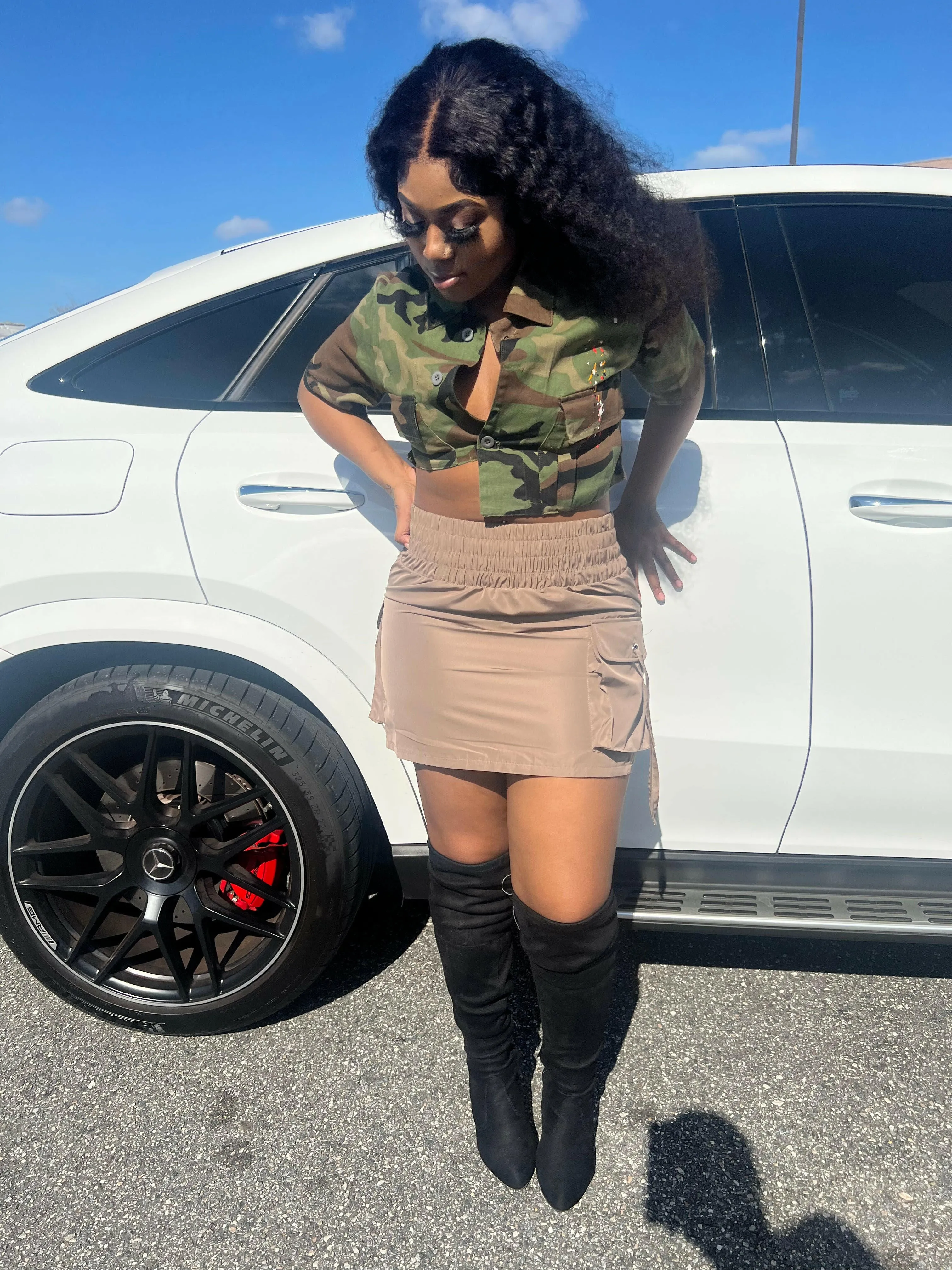 Cargo Mini Skirts