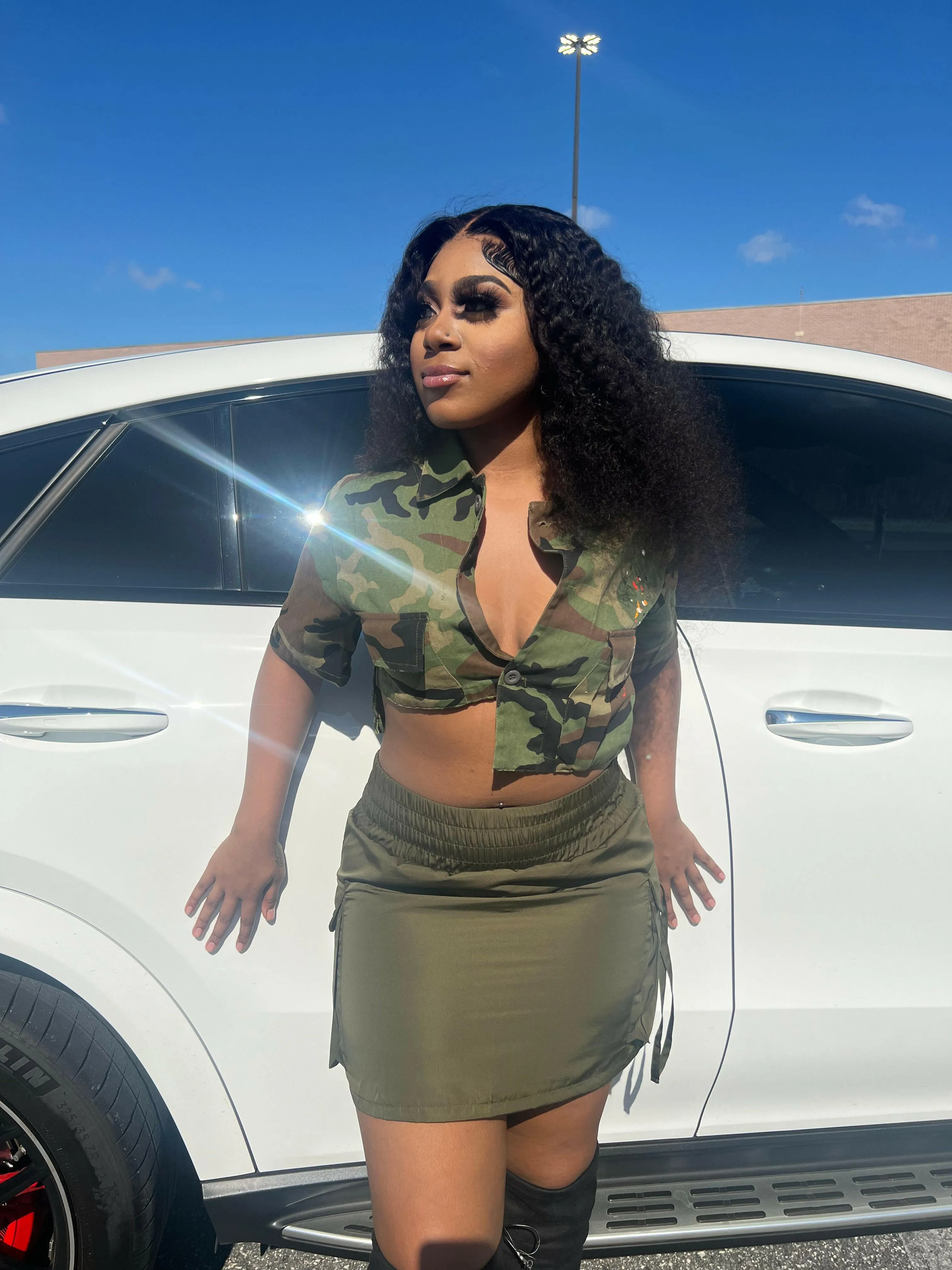 Cargo Mini Skirts