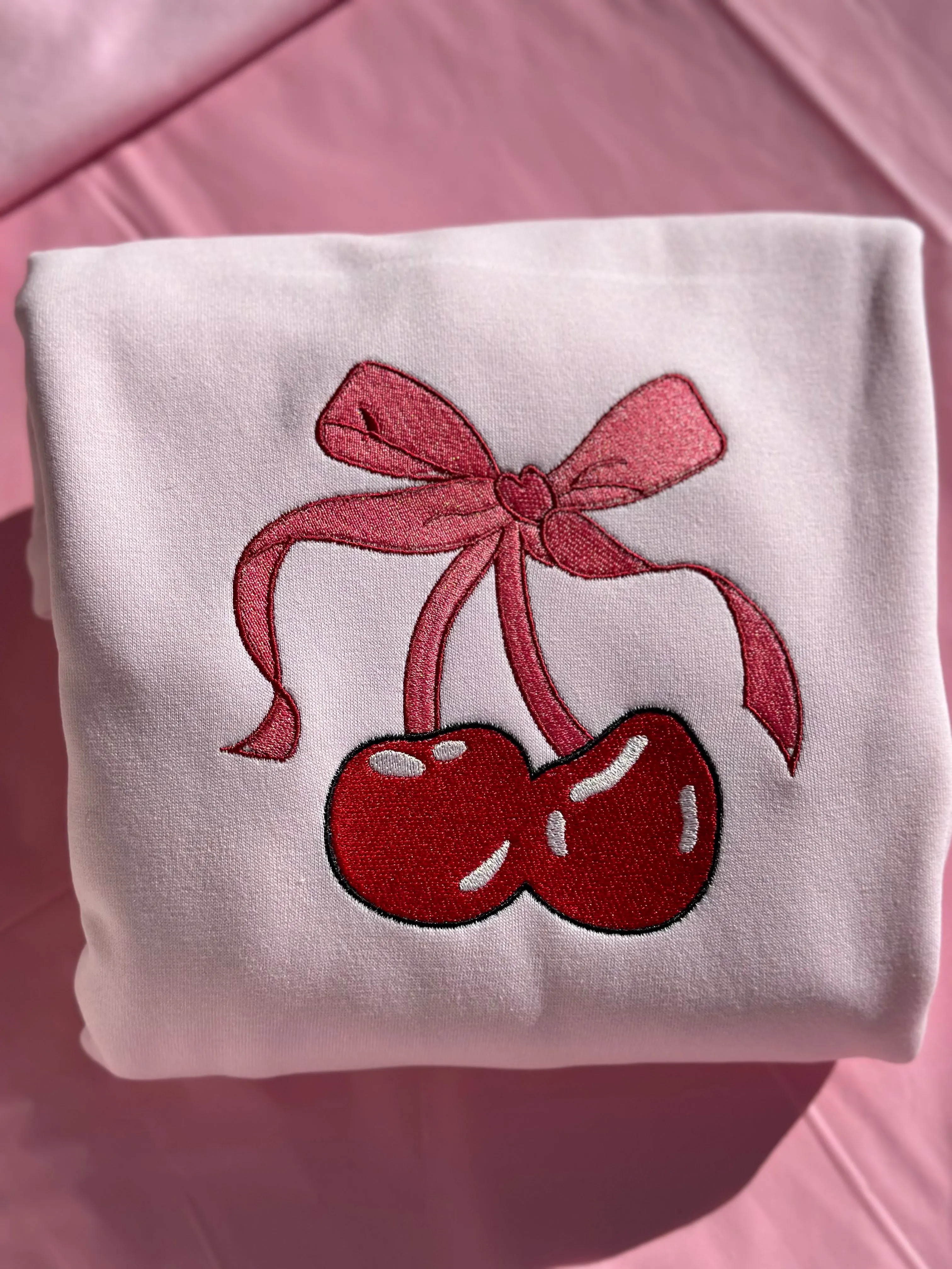 Cherry Bow Sweatshirt