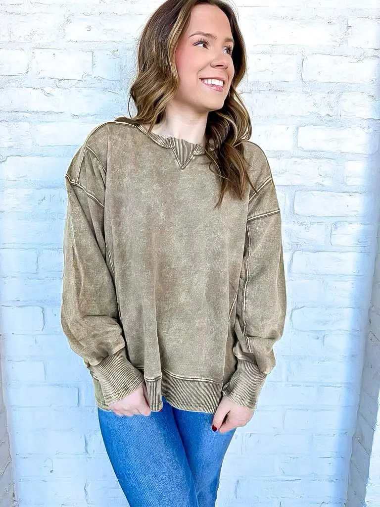 Cozy Mindset Mocha Top