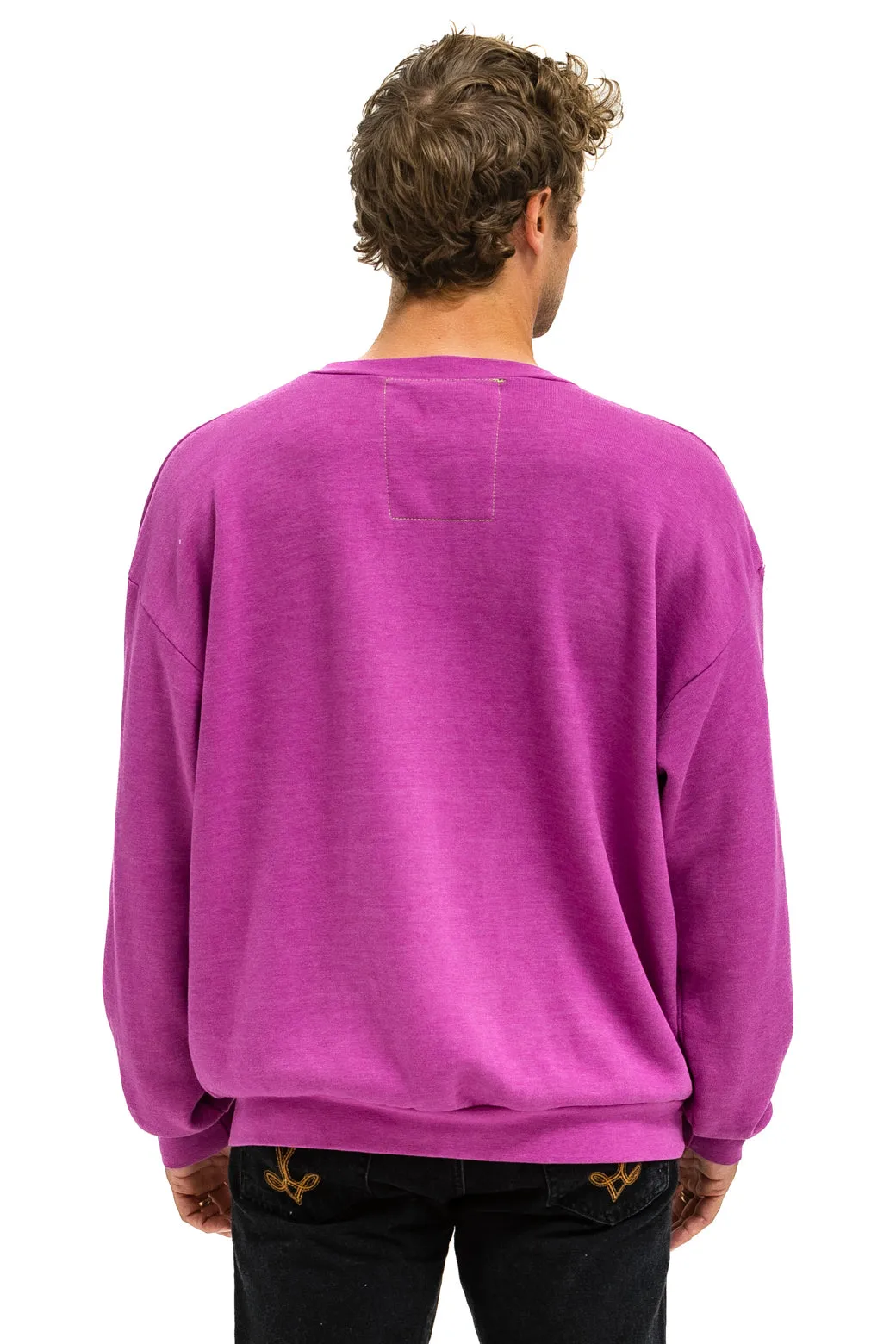 DAYDREAM RELAXED CREW SWEATSHIRT - MAGENTA