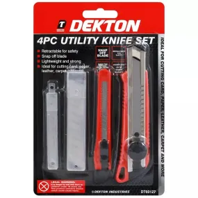 Dekton Utility Knife Set 4 Pack