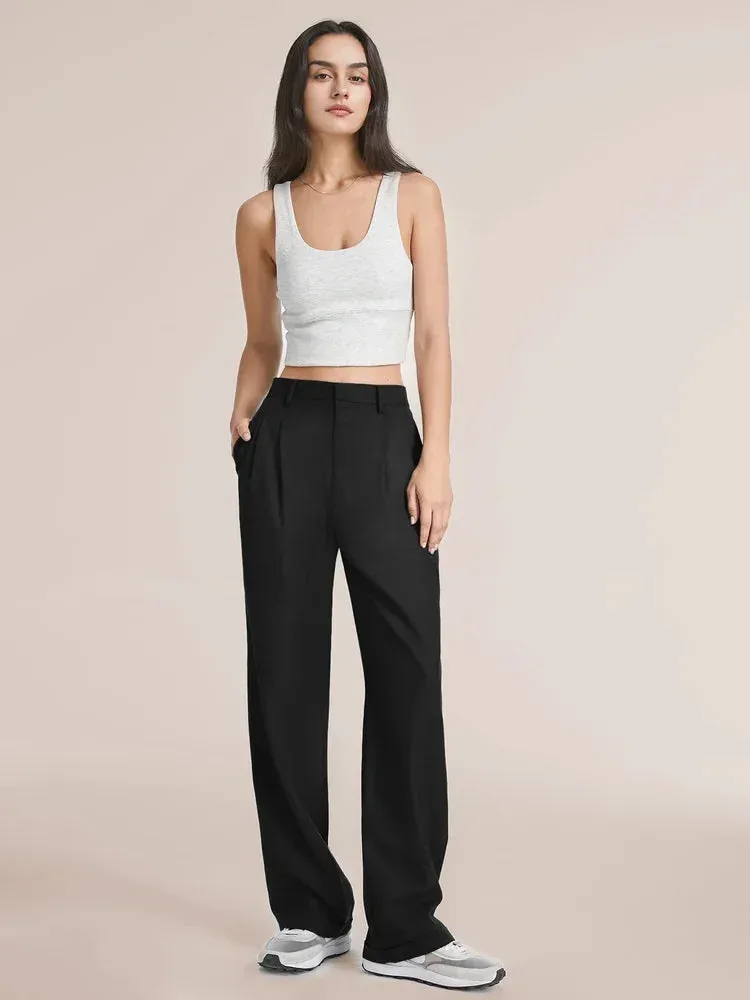 Effortless - Tailored pants with wide legs