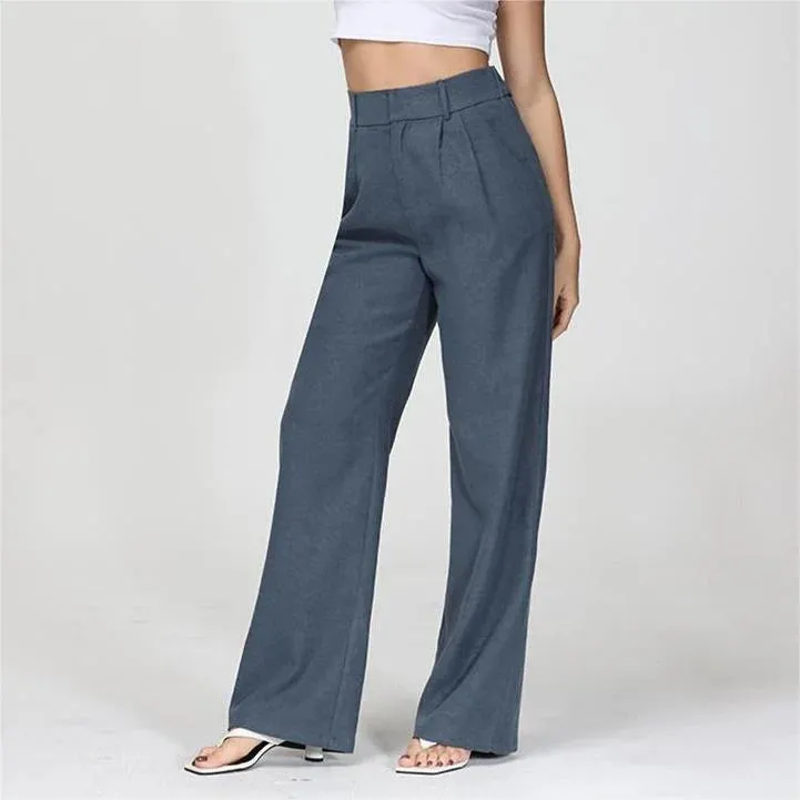 Effortless - Tailored pants with wide legs