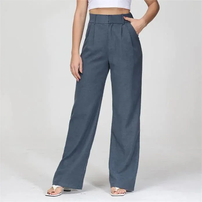 Effortless - Tailored pants with wide legs