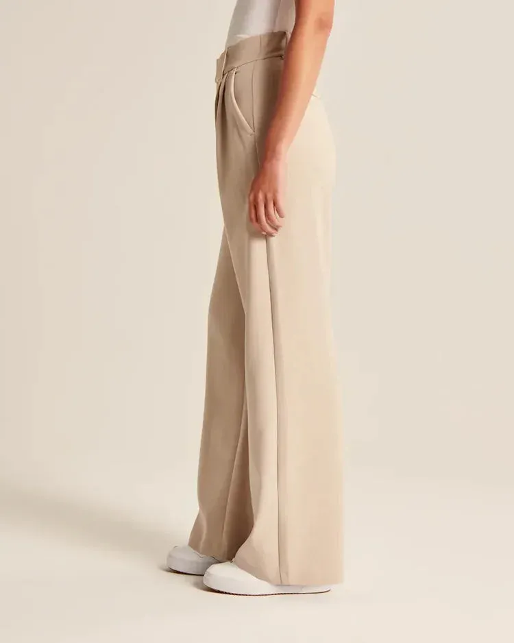 Effortless - Tailored pants with wide legs