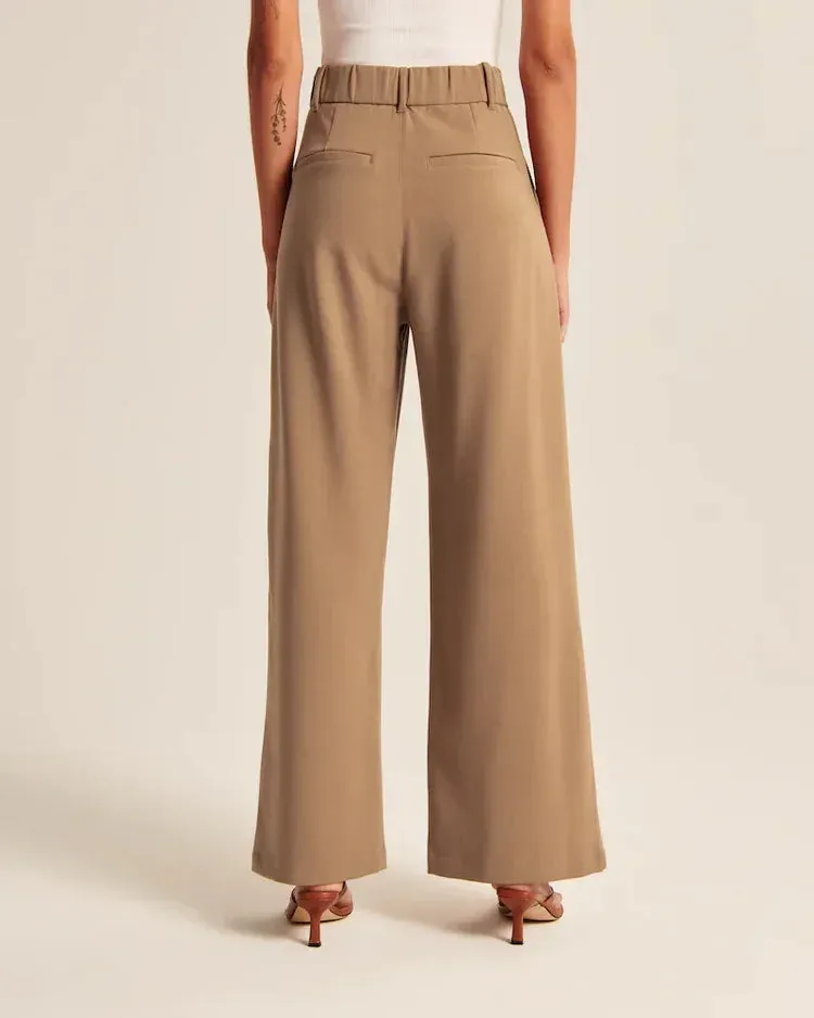Effortless - Tailored pants with wide legs