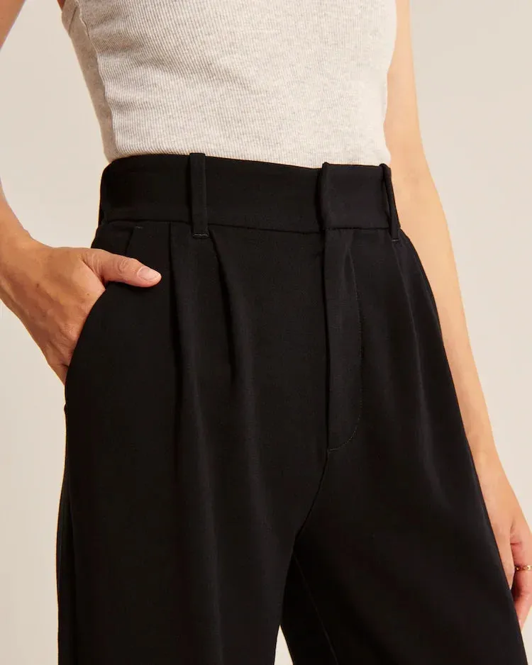 Effortless - Tailored pants with wide legs