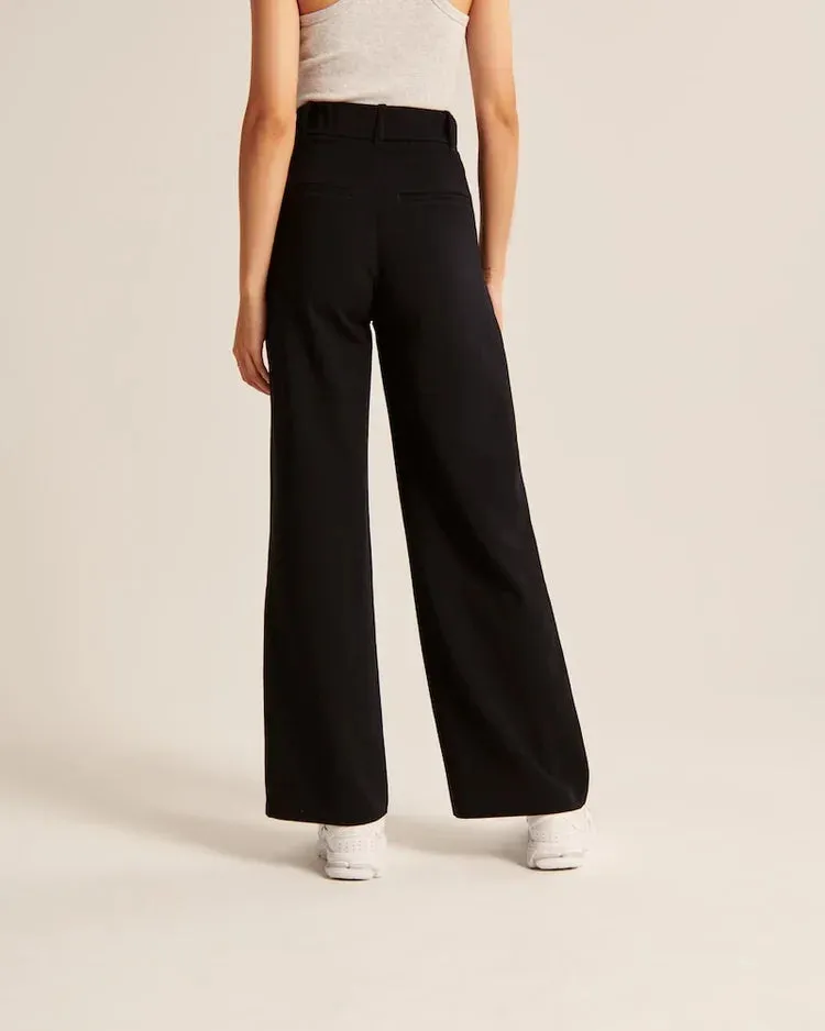 Effortless - Tailored pants with wide legs