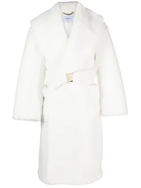 faux-shearling robe