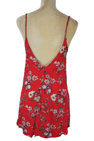 Forever 21 women's red shirt dress size S