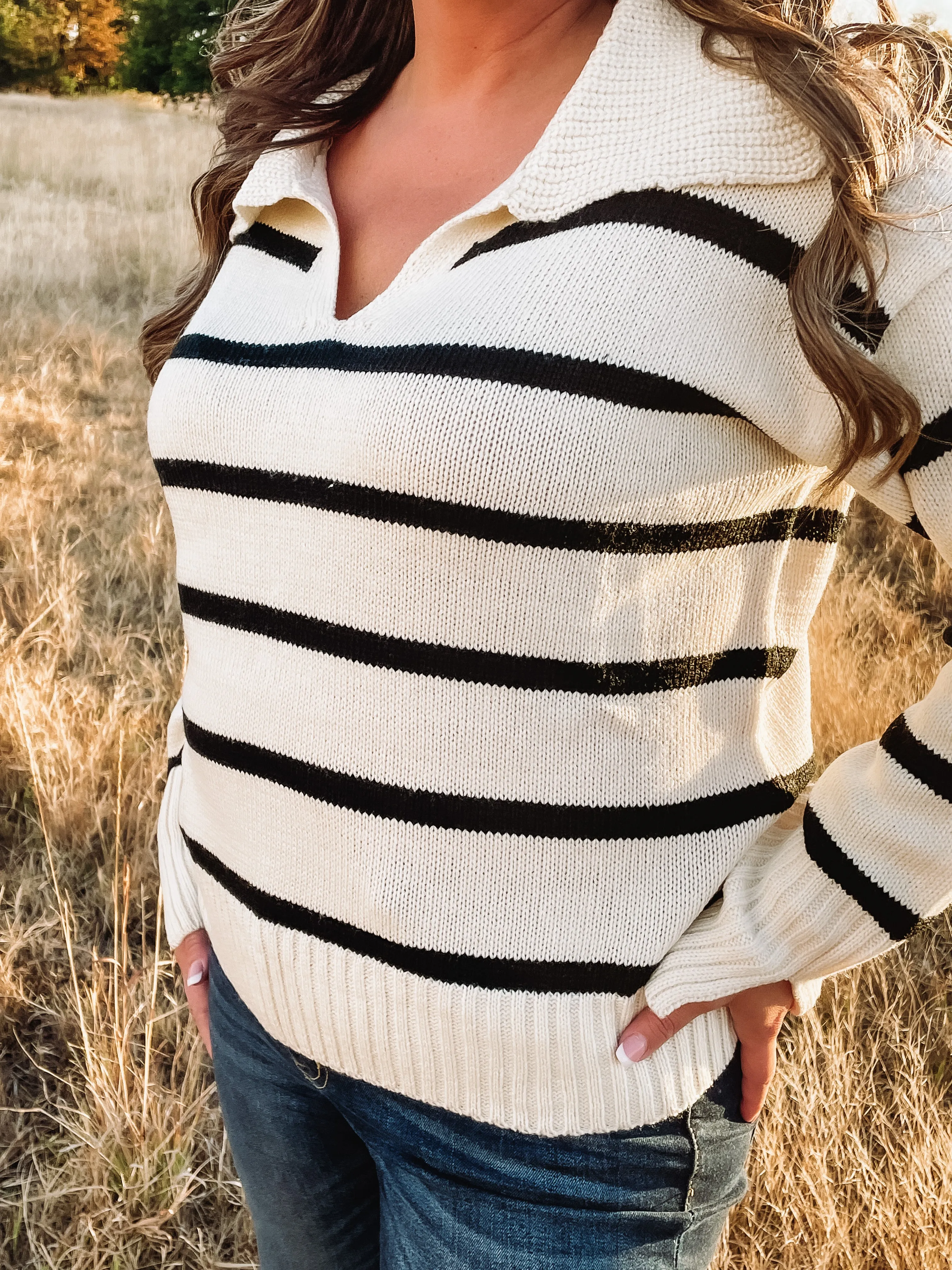 Forever Striped Sweater