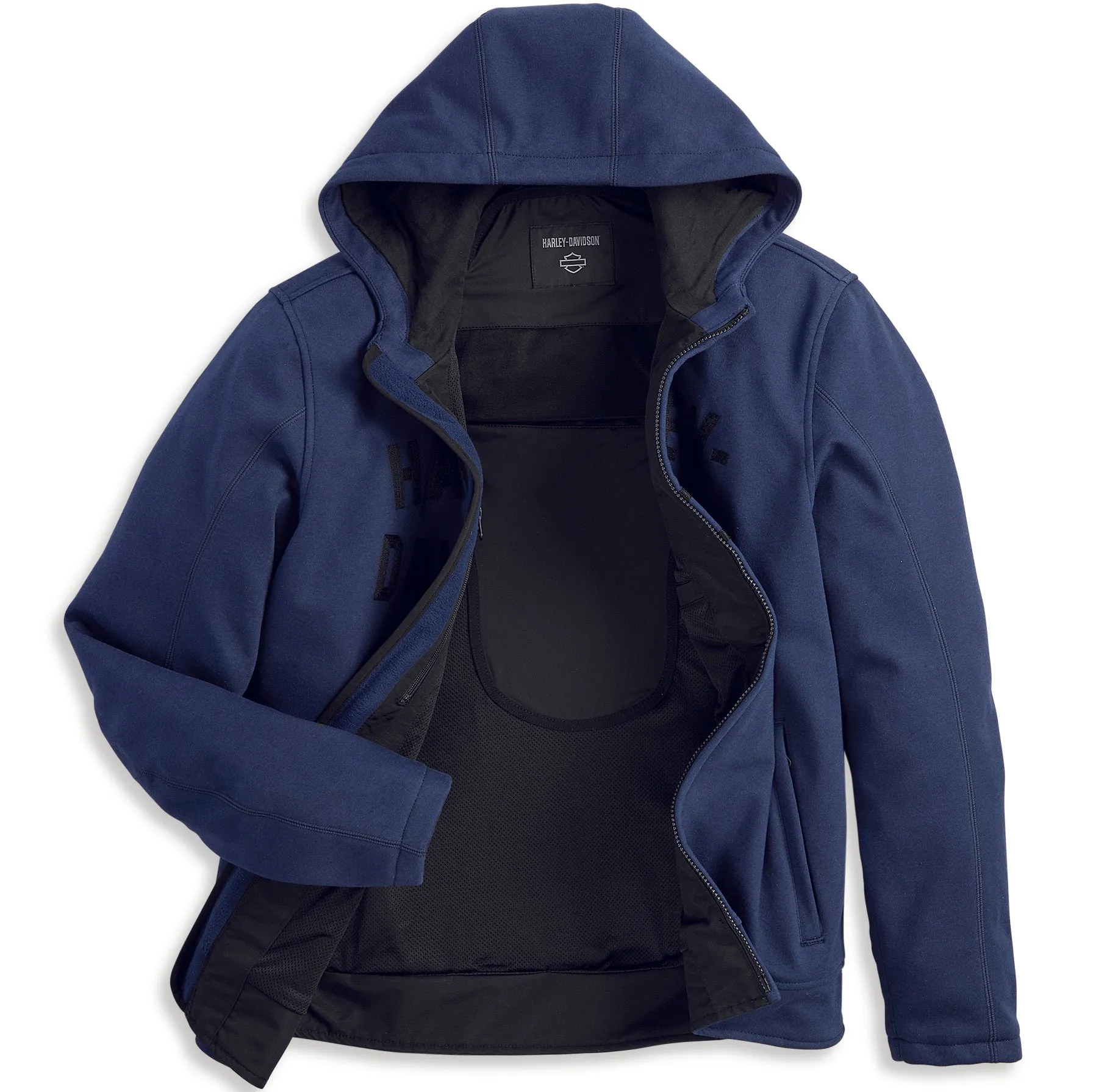 Harley-Davidson Men's Deflector Hooded Riding Fleece 97135-23VM