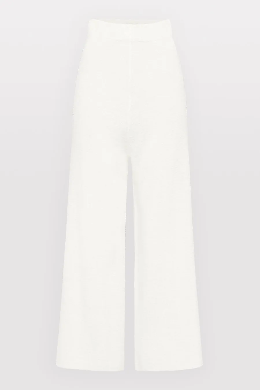 Knit Lounge White Pants