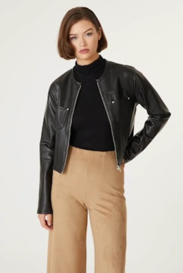 Laurie Faux Leather Jacket