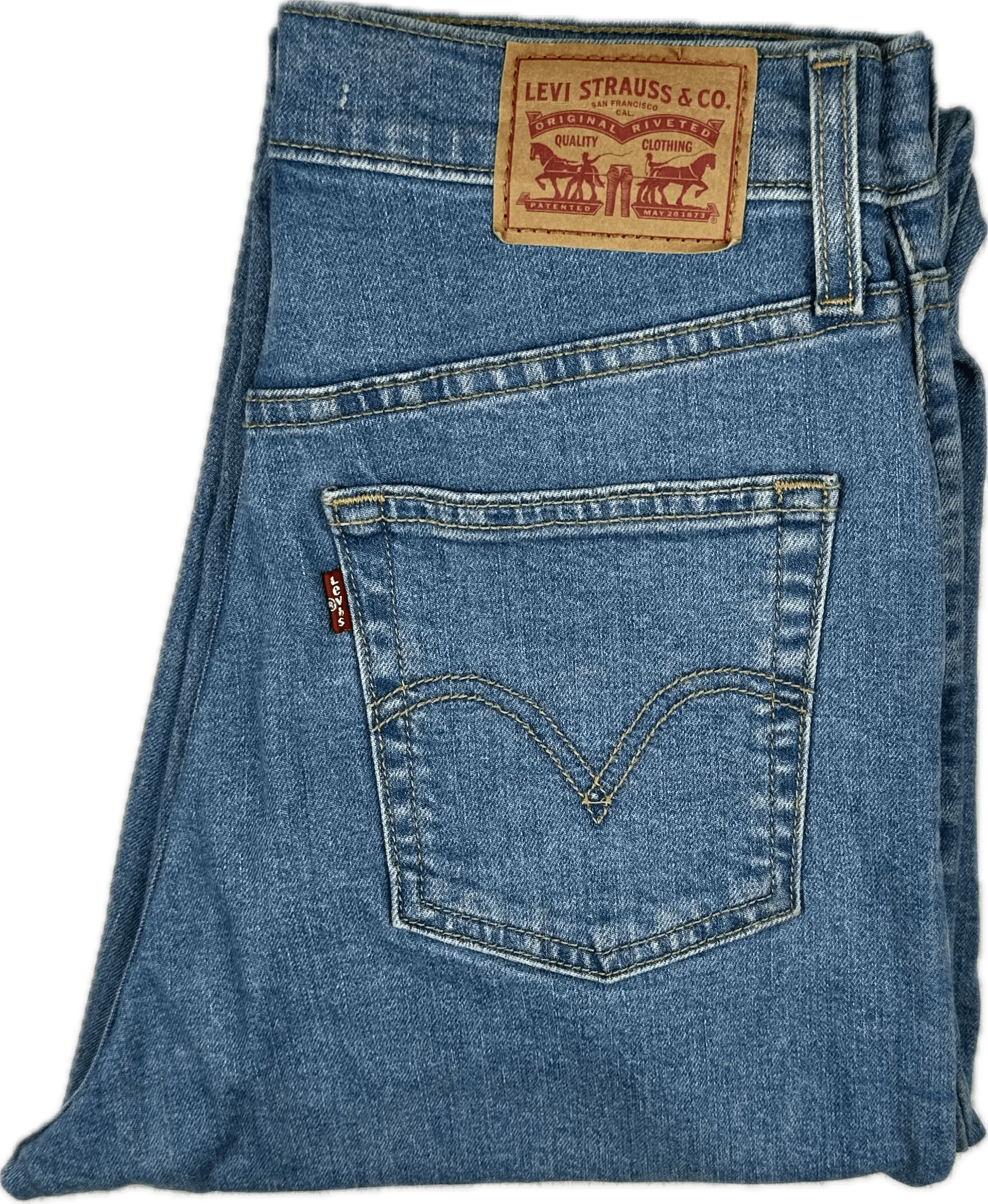Levis Ladies ‘High Waisted Mom Jeans'  - Size 28