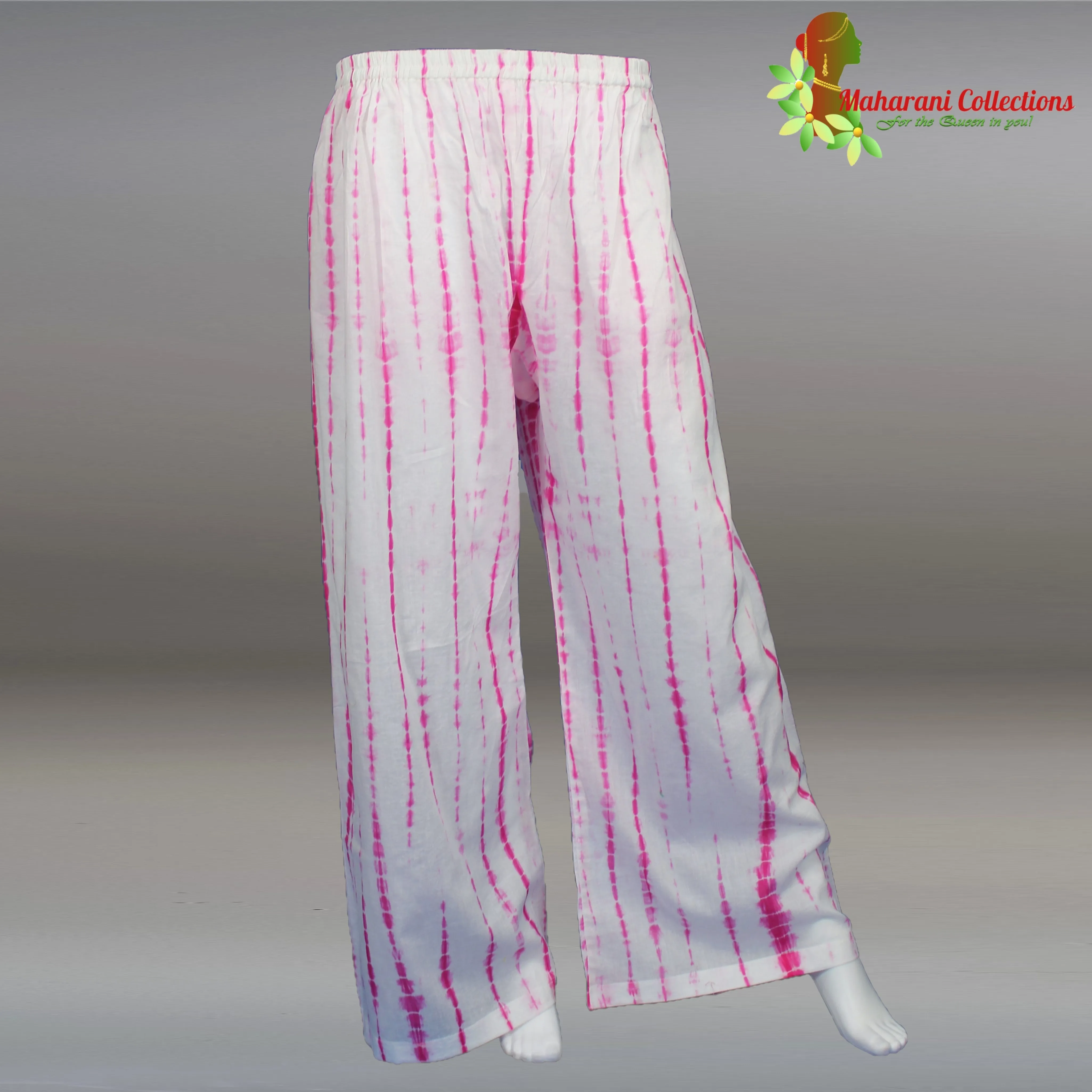 Maharani's Lucknowi Chikankari Palazzo Suit - Pink (L)