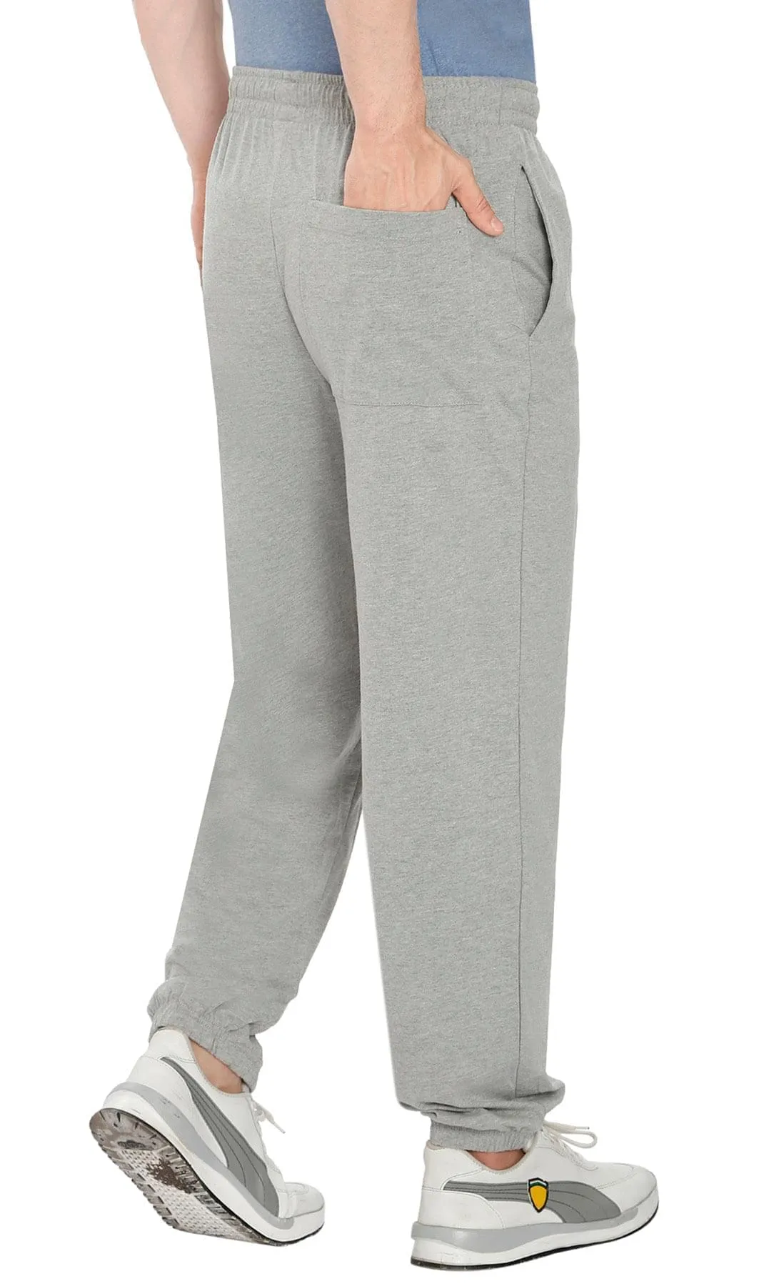 Men's Knit Pants – Pull On Elastic Waist for Effortless Dressing and Relaxed Comfort