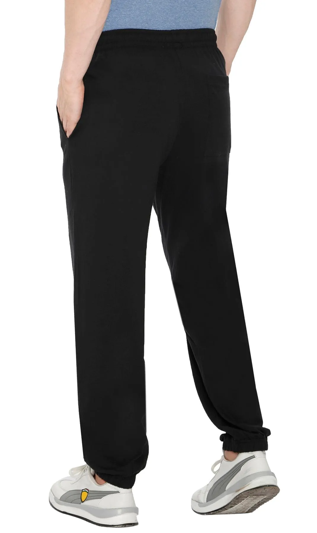 Men's Knit Pants – Pull On Elastic Waist for Effortless Dressing and Relaxed Comfort
