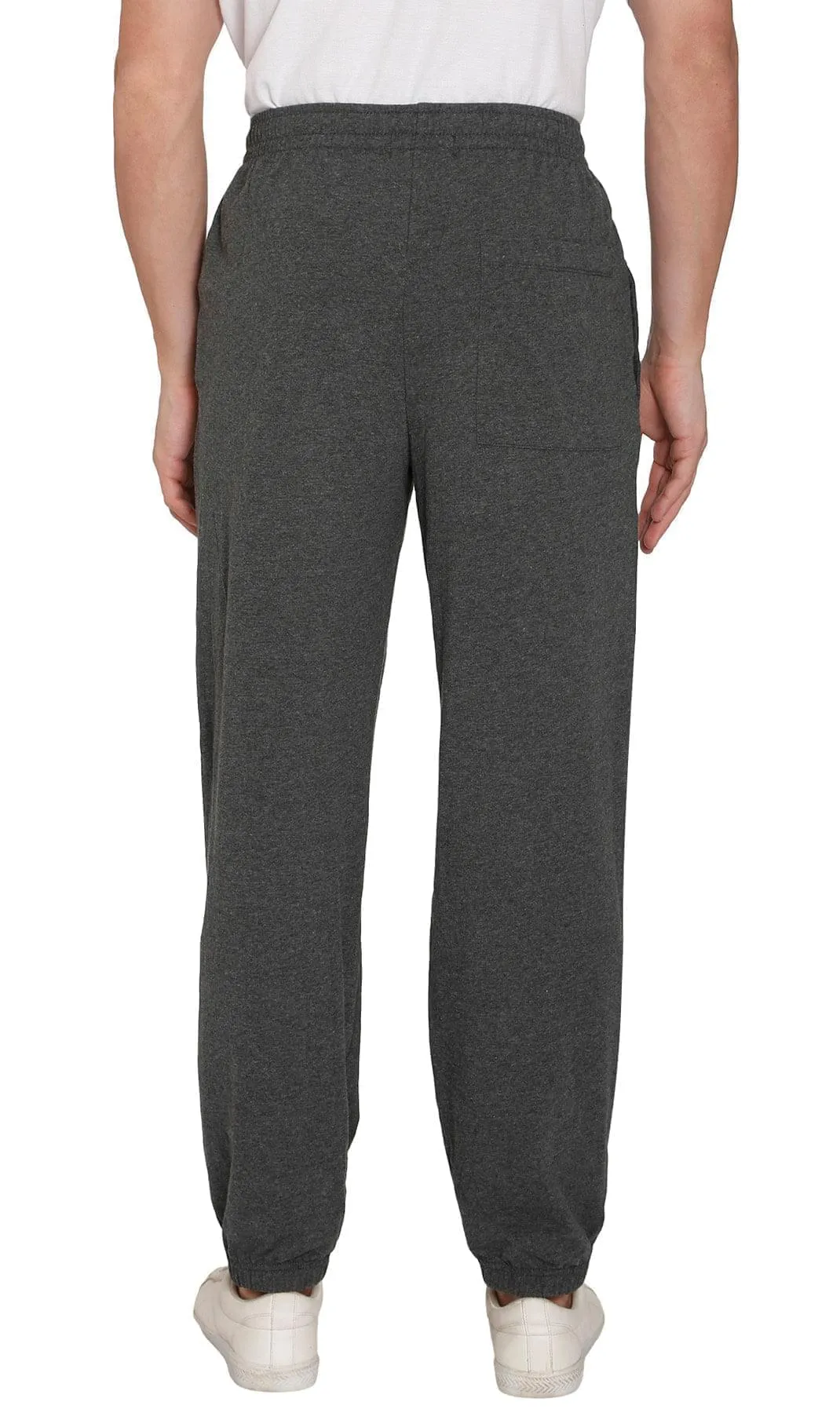 Men's Knit Pants – Pull On Elastic Waist for Effortless Dressing and Relaxed Comfort