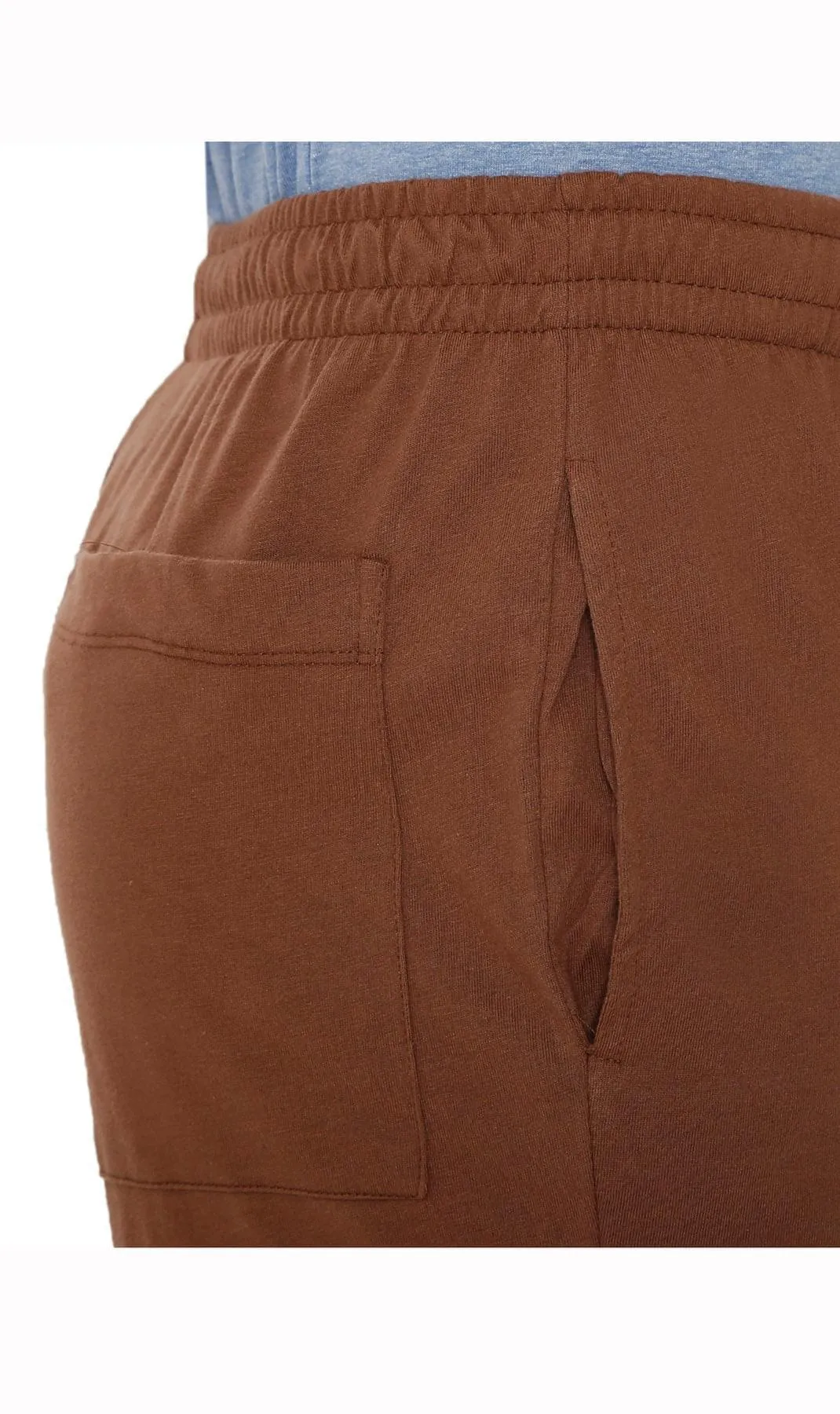 Men's Knit Pants – Pull On Elastic Waist for Effortless Dressing and Relaxed Comfort
