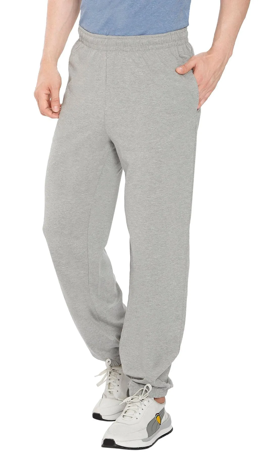 Men's Knit Pants – Pull On Elastic Waist for Effortless Dressing and Relaxed Comfort