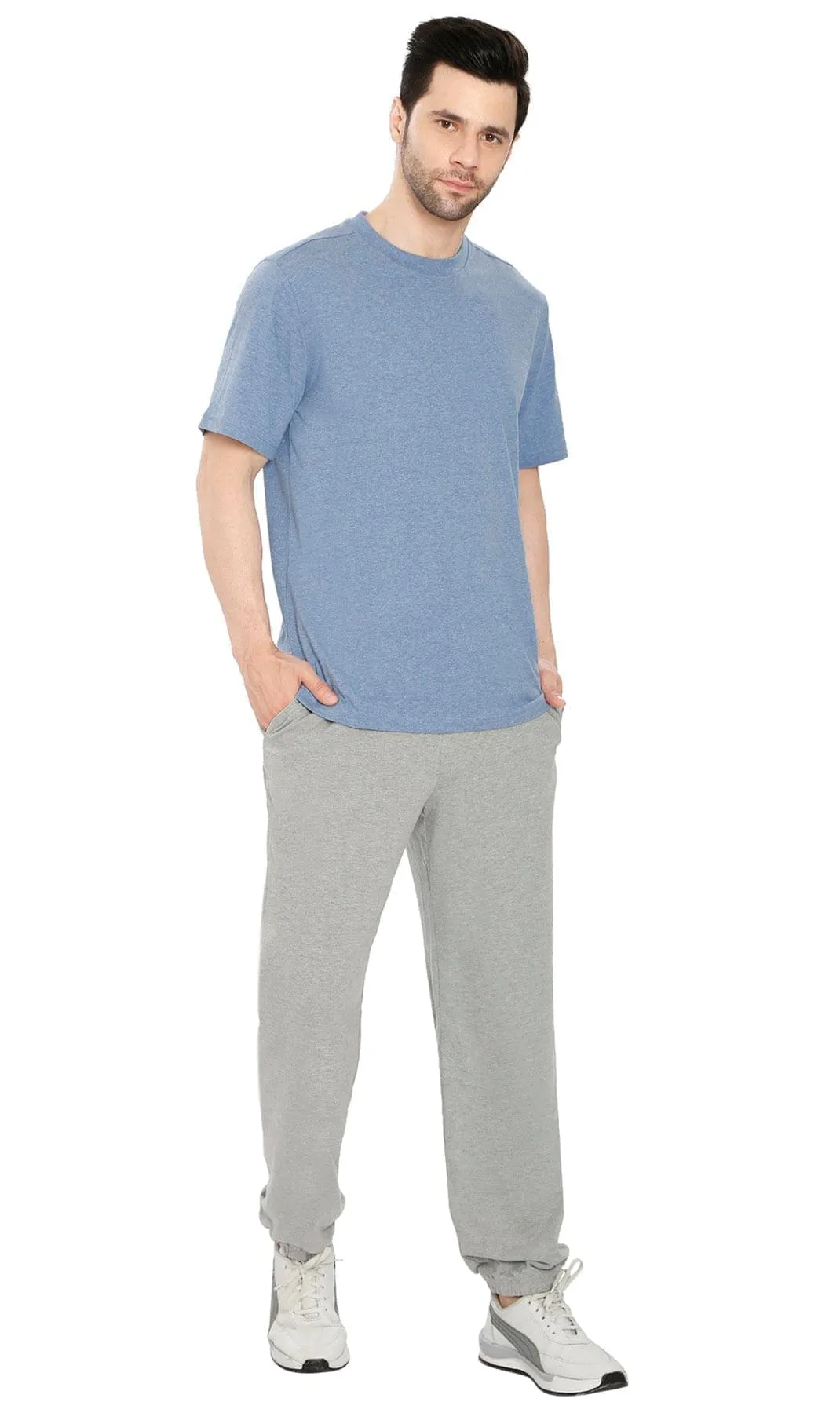 Men's Knit Pants – Pull On Elastic Waist for Effortless Dressing and Relaxed Comfort