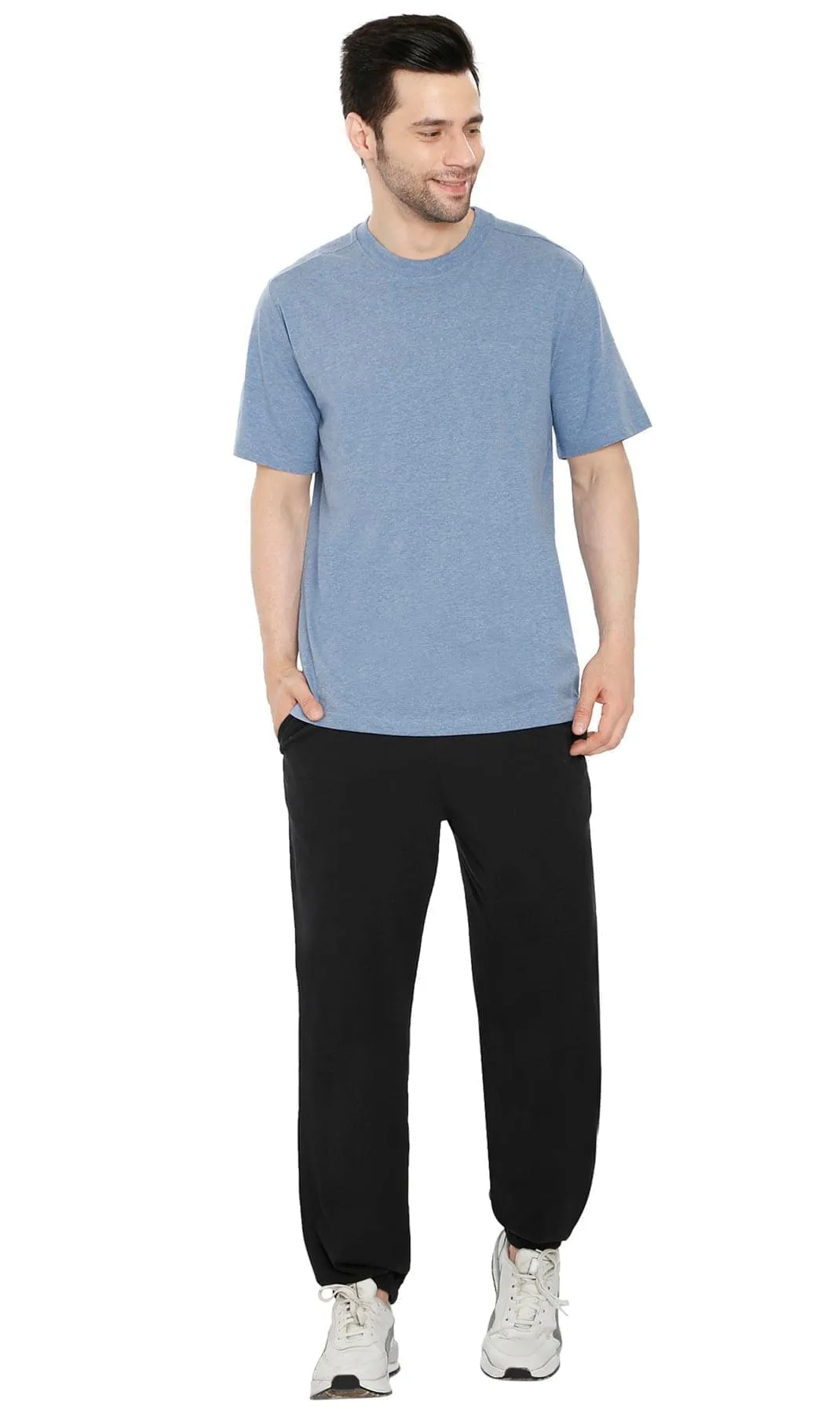 Men's Knit Pants – Pull On Elastic Waist for Effortless Dressing and Relaxed Comfort