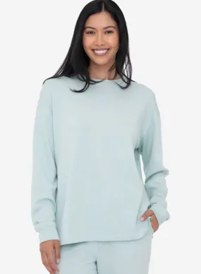 MOB Relaxed Sweatshirt-Sea Spray