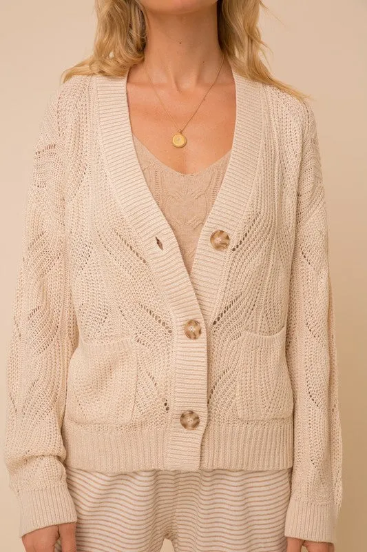 Natural Texture Cardigan