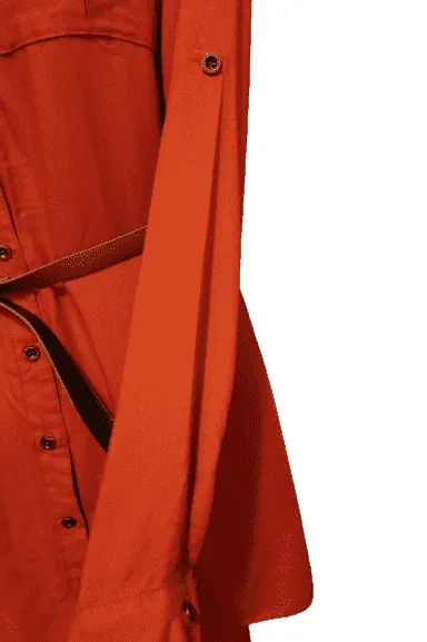 New Look women's rust, shirt dress size M