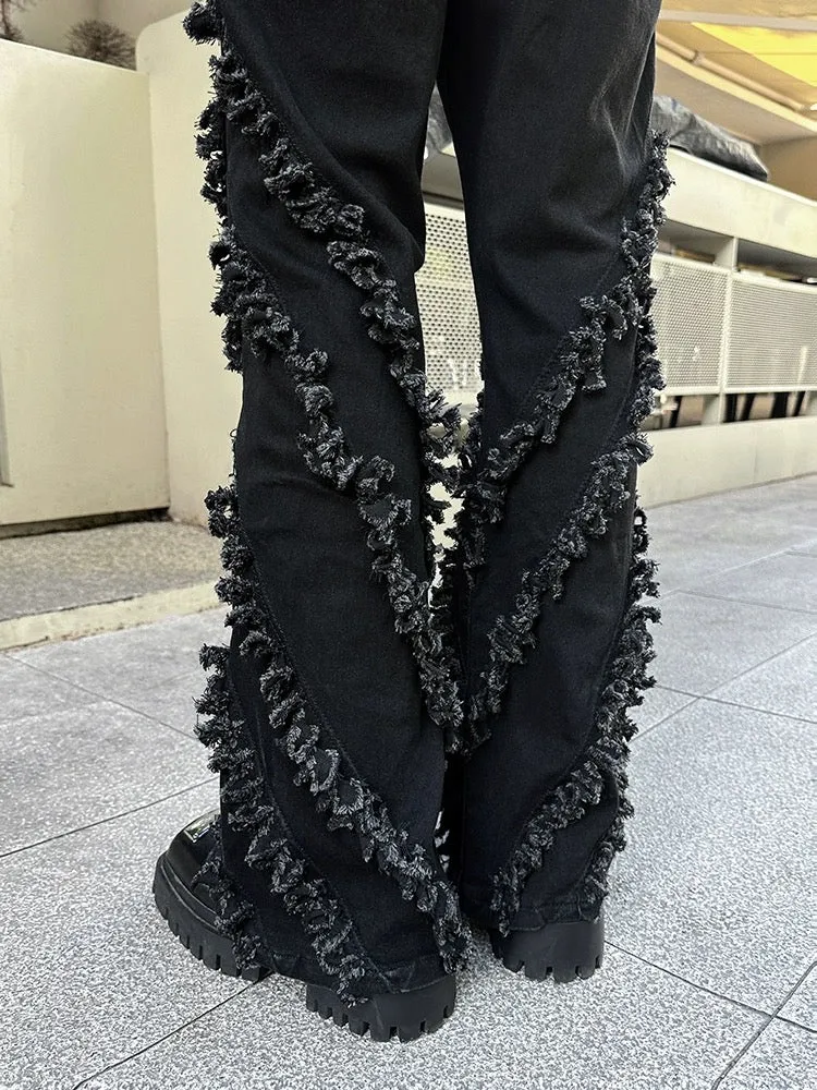 Niceprimes Trendy Personalized Flared Jeans
