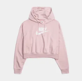 NSW Club Cropped Fleece Womens Hoodie (Pink)