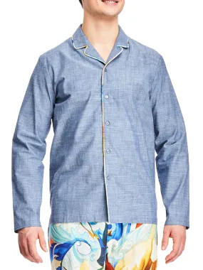 Robert Graham Chambray Long Sleeve Top